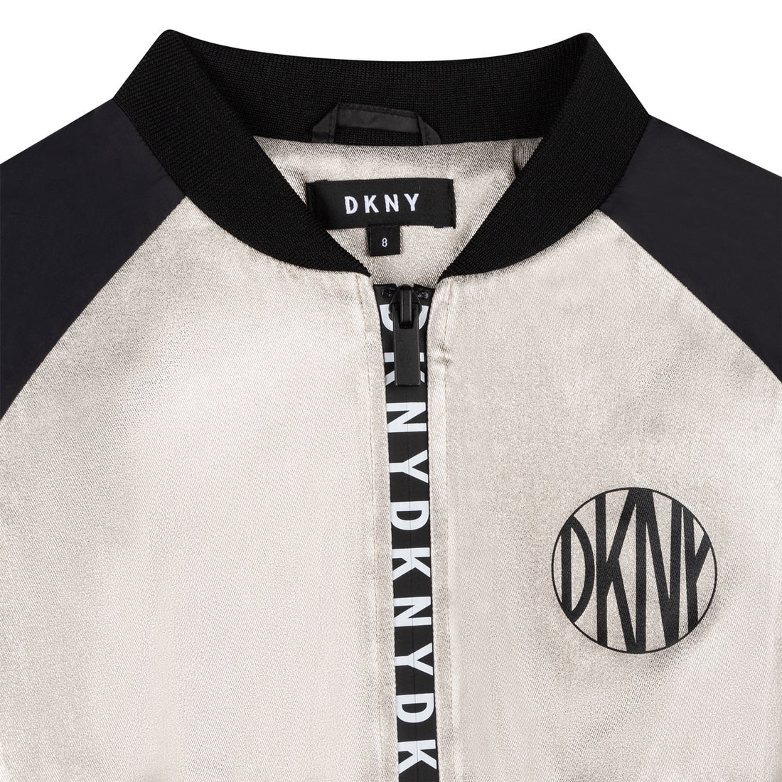 DKNY Gold Drawstring Parka