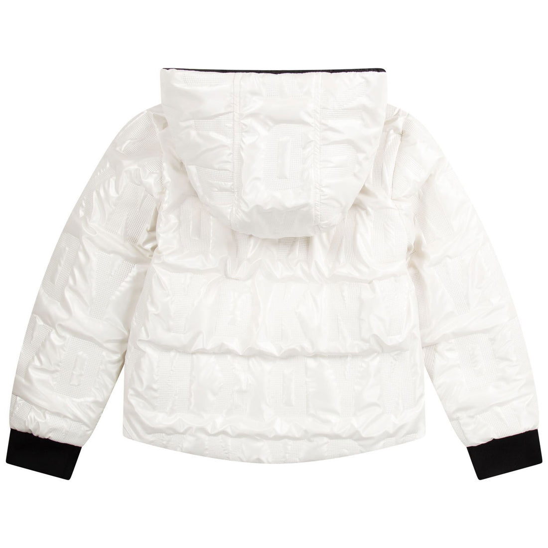 DKNY Off White Reversible Puffer Jacket