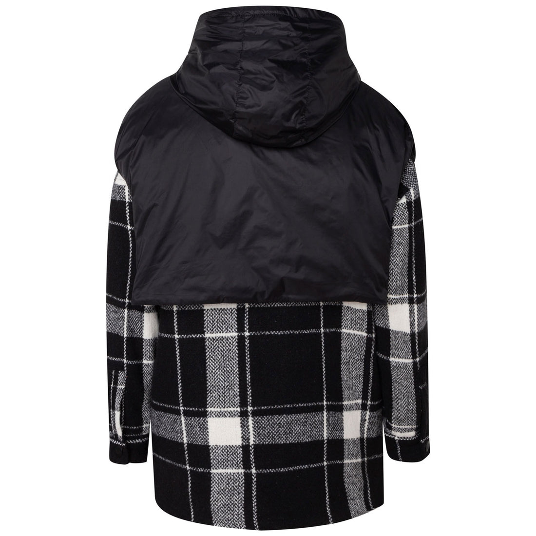 DKNY Black/White Plaid 2 In 1 Dress