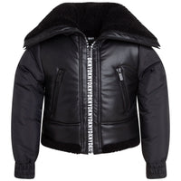 DKNY Black Fur Line Jacket