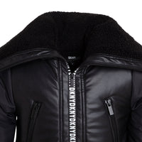 DKNY Black Fur Line Jacket