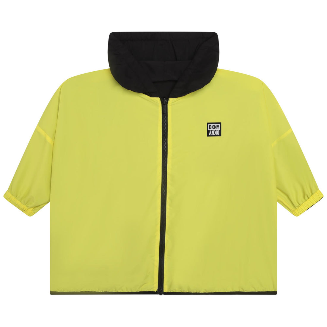 DKNY  Yellow  White Reversible Windbreaker