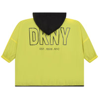 DKNY  Yellow  White Reversible Windbreaker