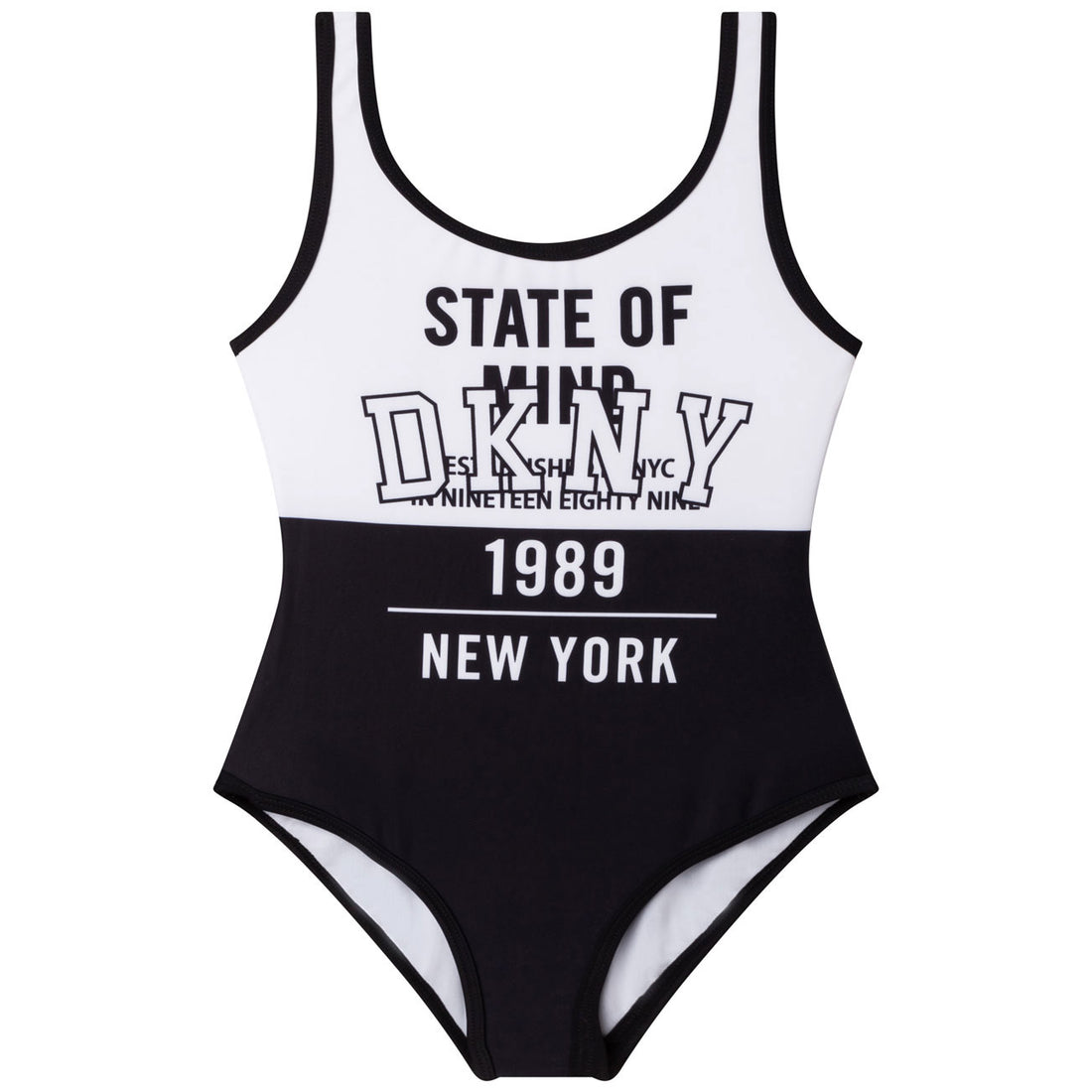 DKNY Black/White State Of Mind Swimsuit
