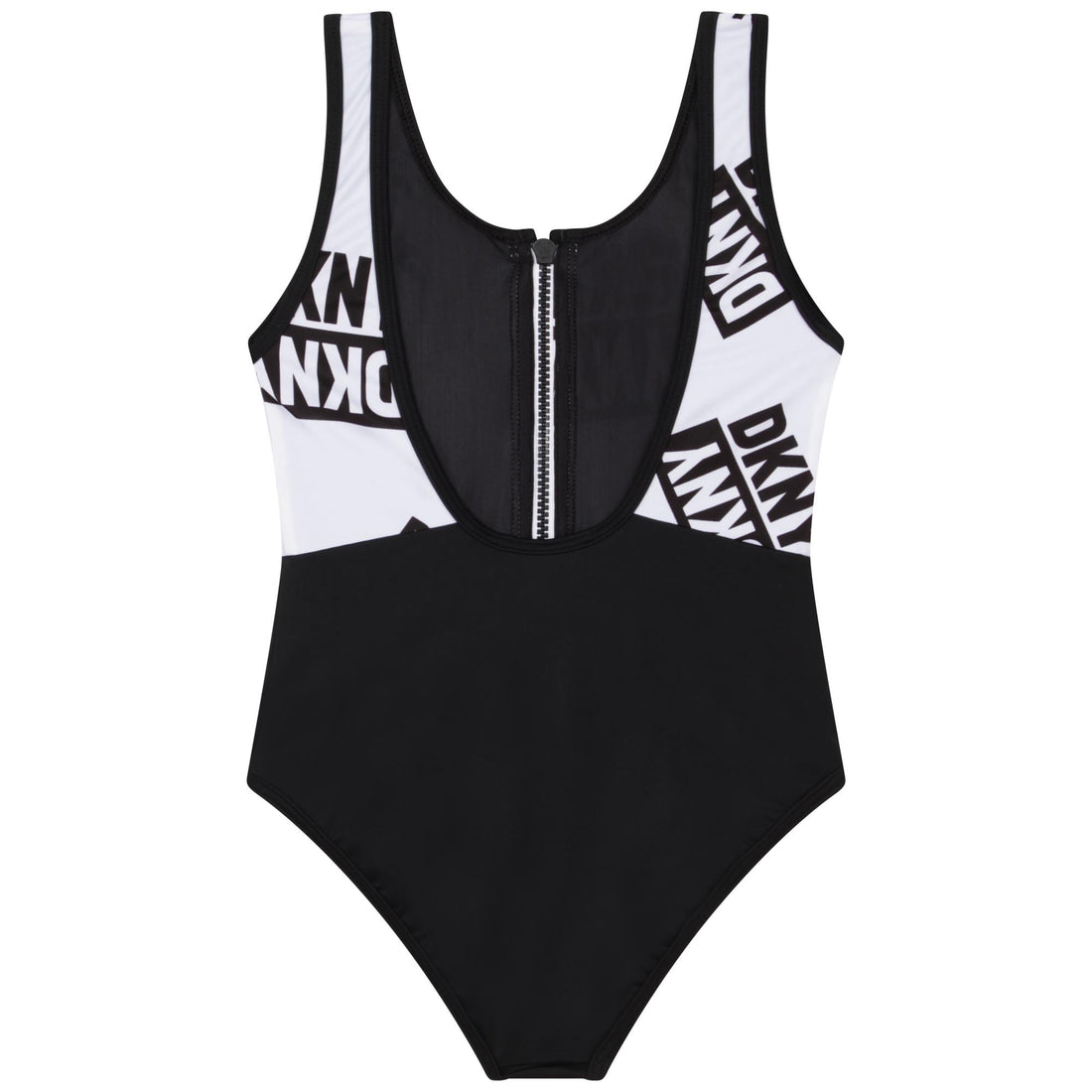 DKNY  White  Black Swimming Costume