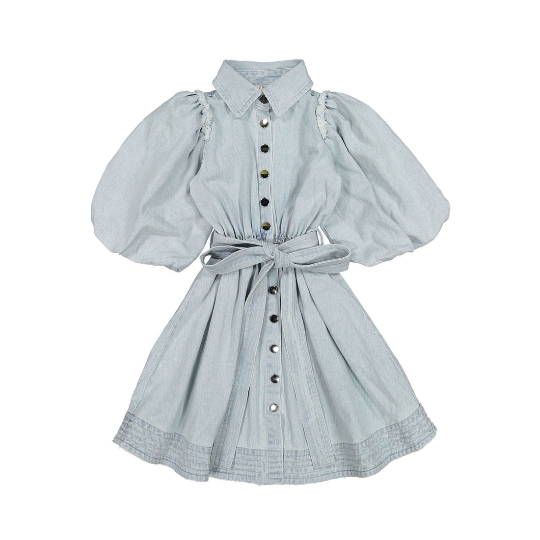Steph Light Denim Button Dress