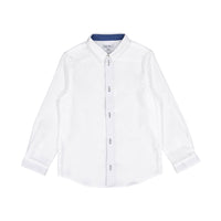 Boys and Arrows Long Sleeve White Collar With Royal Blue Detail