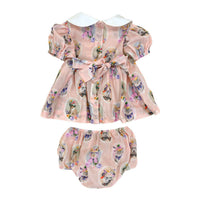 Rasberry Plum Pink Baby Animal Dress