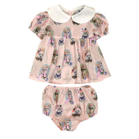 Rasberry Plum Pink Baby Animal Dress