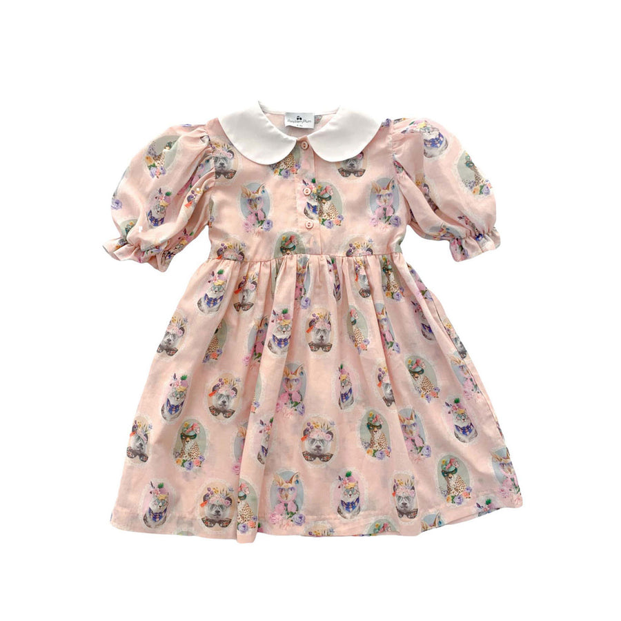 Rasberry Plum Pink Animal Dress