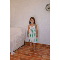 We are Kids Green Hearts Daisy Dress