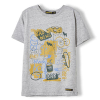 Finger in the Nose Heather Cloud Pop Bart Tee