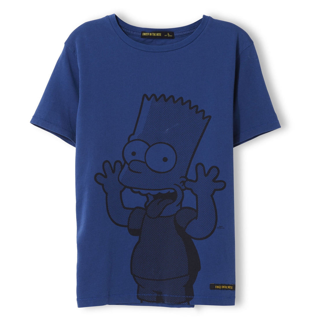 Finger in the Nose Indi Blue Funny Bart Tee