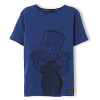 Finger in the Nose Indi Blue Funny Bart Tee