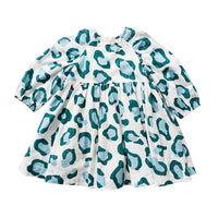 Pink Chicken Blue Pine Oversized Leopard Danielle Dress