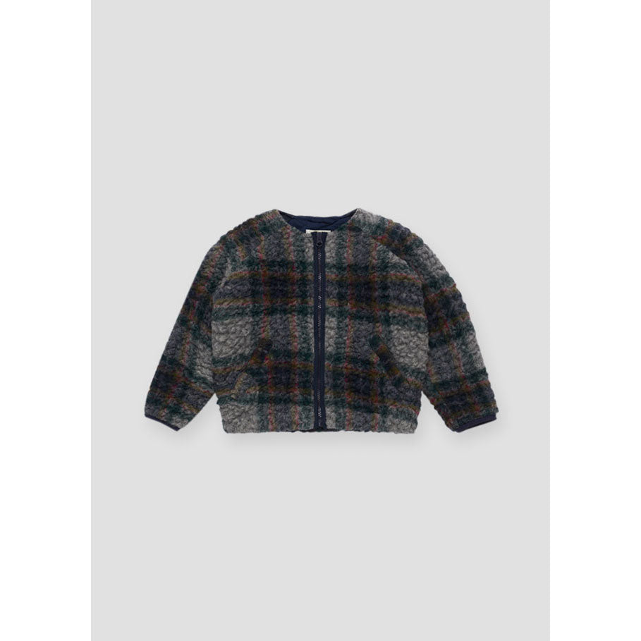 The New Society Wool Check Danny Jacket