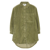 Finger in the Nose Darcy Light Olive Cord Buttoned Dress