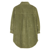 Finger in the Nose Darcy Light Olive Cord Buttoned Dress