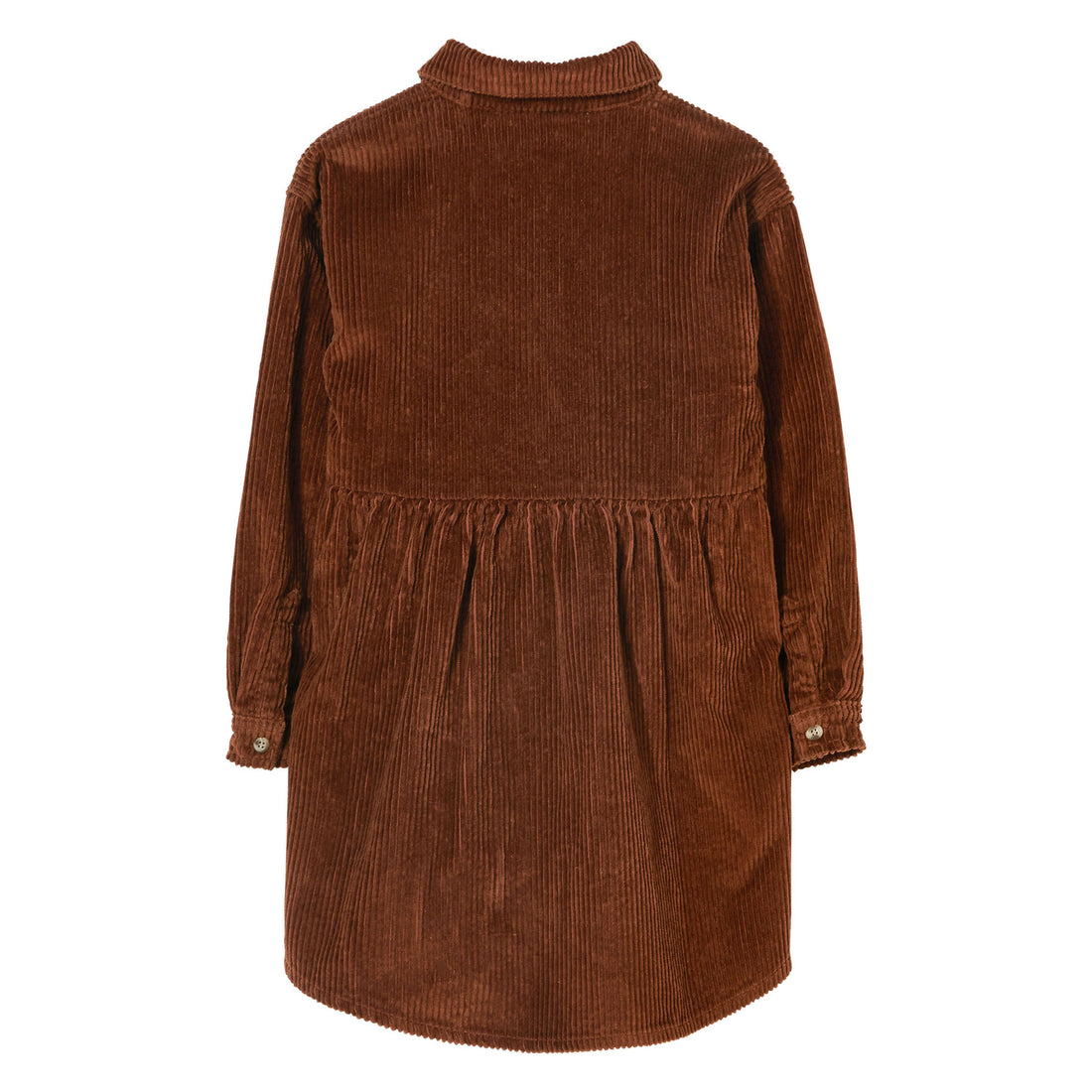 Finger in the Nose Brick Corduroy Shirt Dress