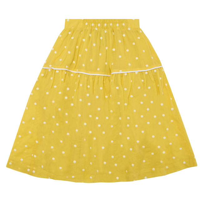 The Middle Daughter Sour Lemon Spot Day-To-Day Skirt