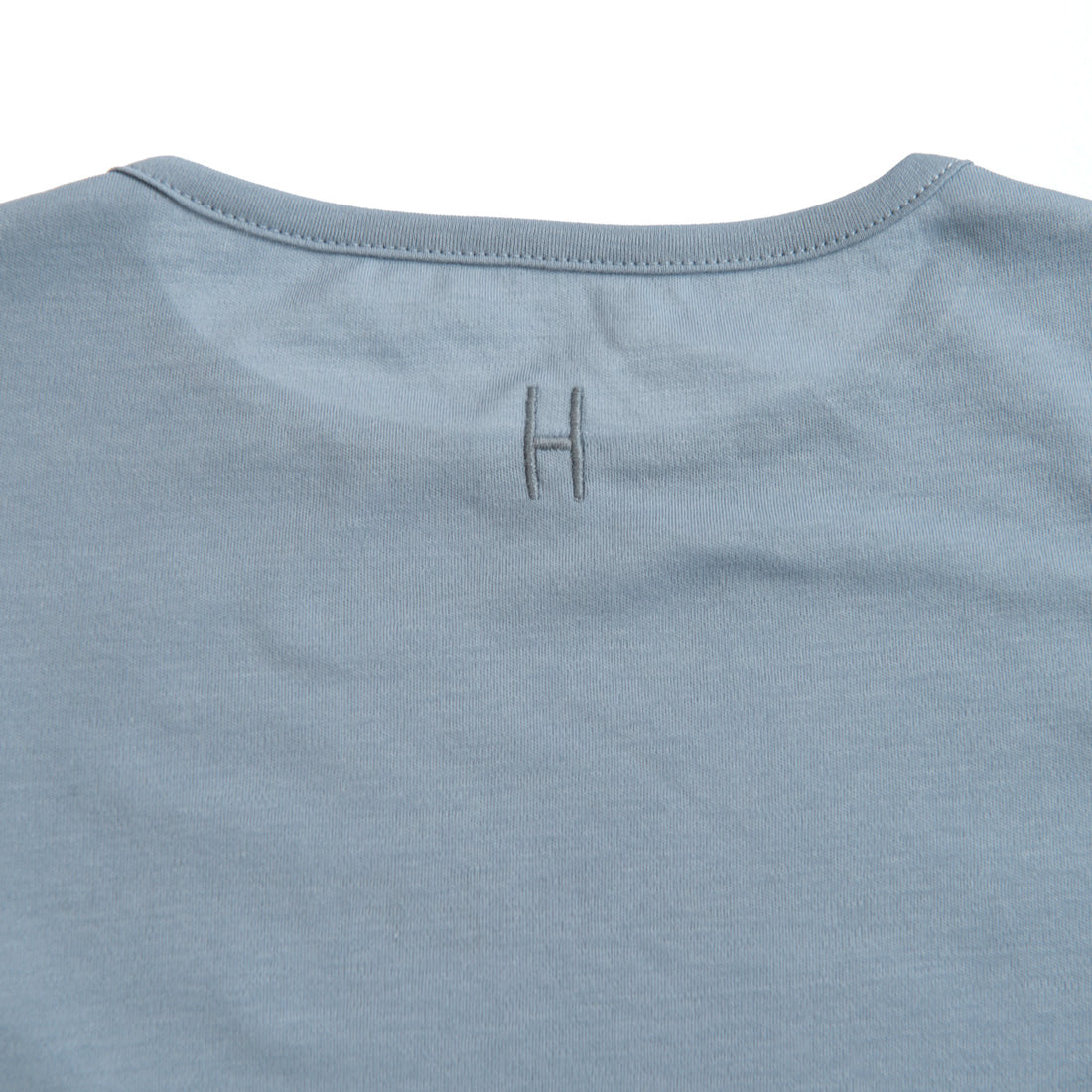 Little Hedonist  Blue Fog Print Dean Tee