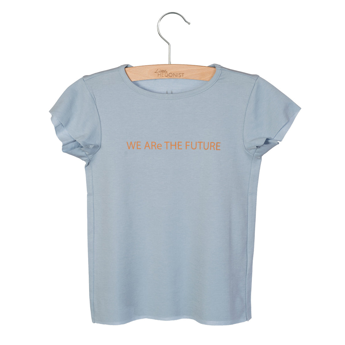 Little Hedonist  Blue Fog Print Dean Tee