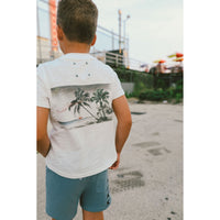 Hey kid Embroidered Beach T-Shirt