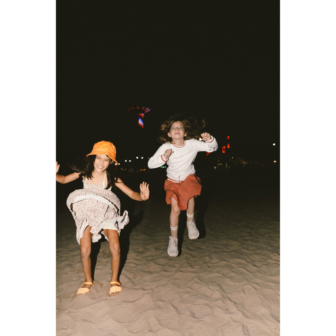 Hey kid Red Embroidered Beach Skirt