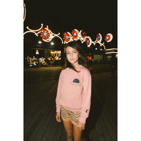 Hey kid Salmon Sun Logo Sweatshirt