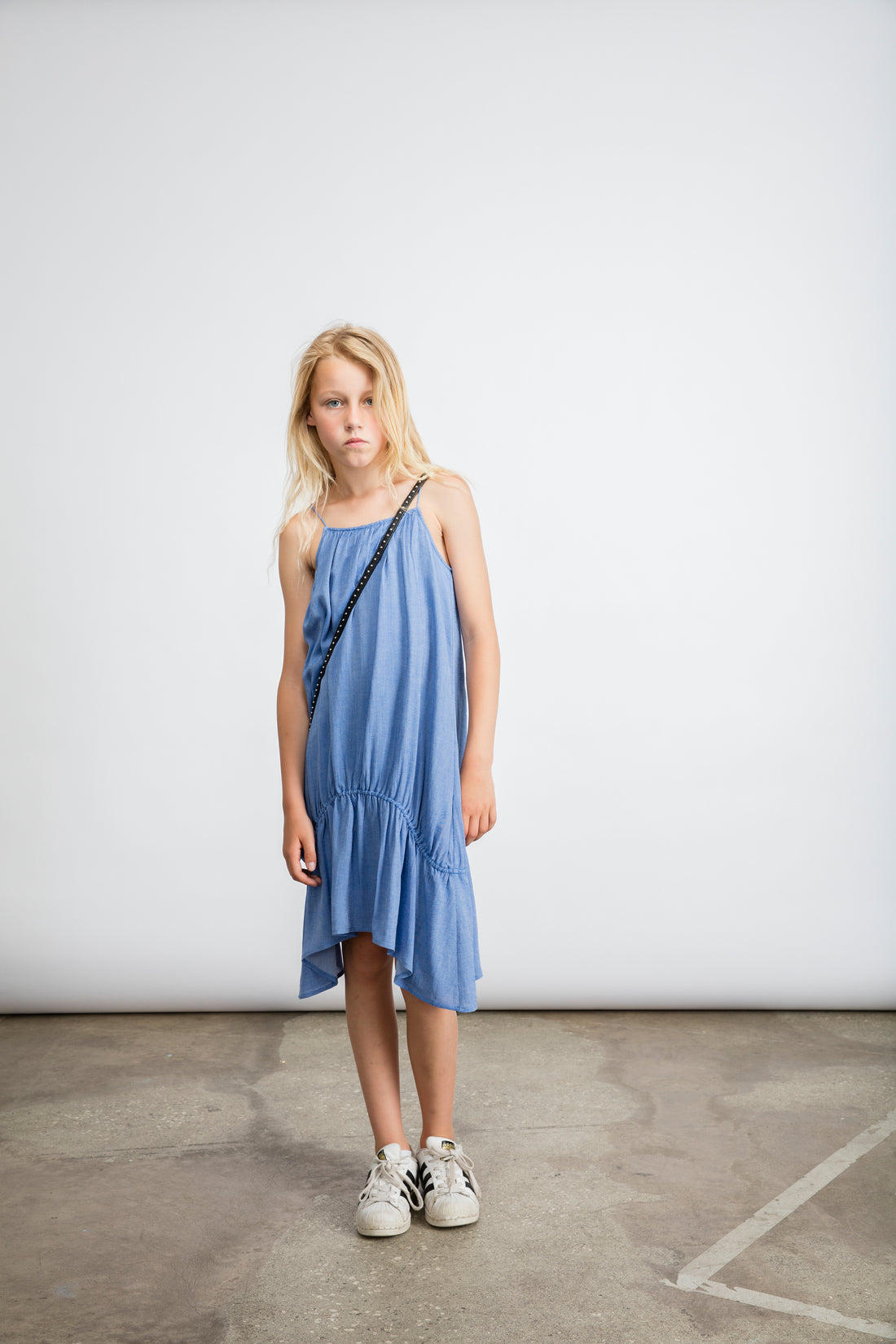 Little Remix Denim Alia Dropwaist Dress