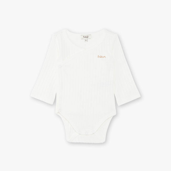 Natalys Vanilla Ribbed Bodysuit