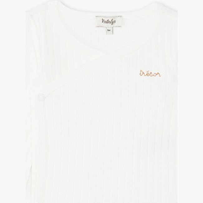 Natalys Vanilla Ribbed Bodysuit