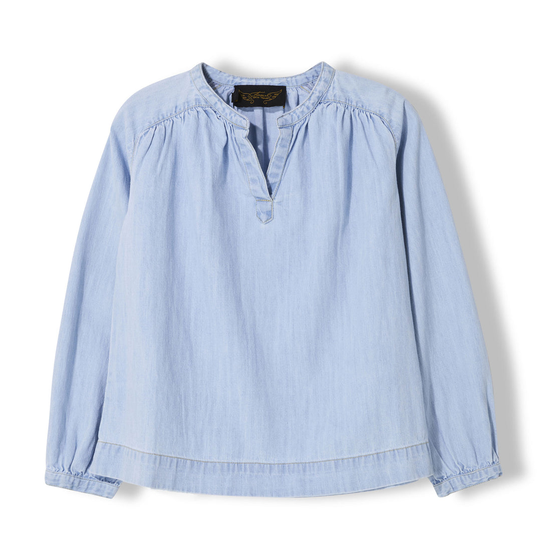 Finger in the Nose Bleached Blue Dillon Blouse