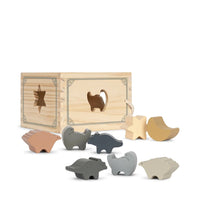 Konges Slojd Multi Dino Shape Sorter
