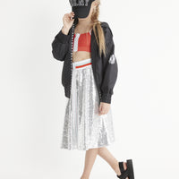 DKNY Black Hooded Windbreaker