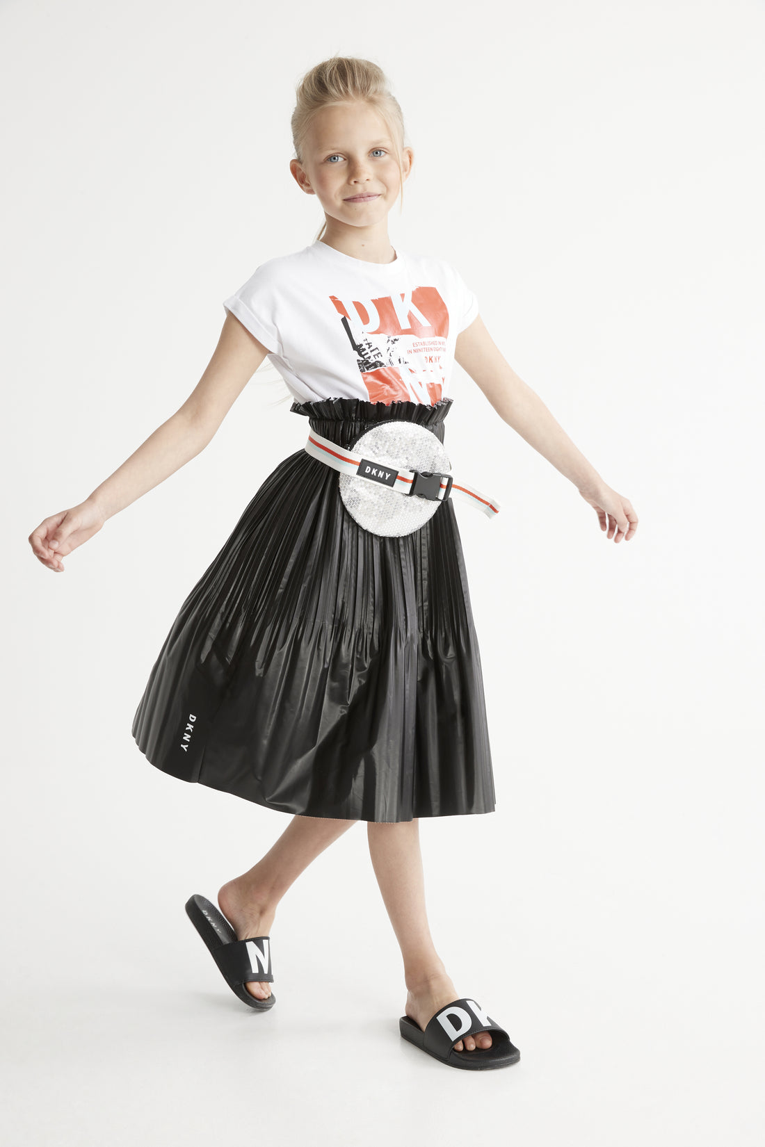 DKNY Black Fancy Skirt