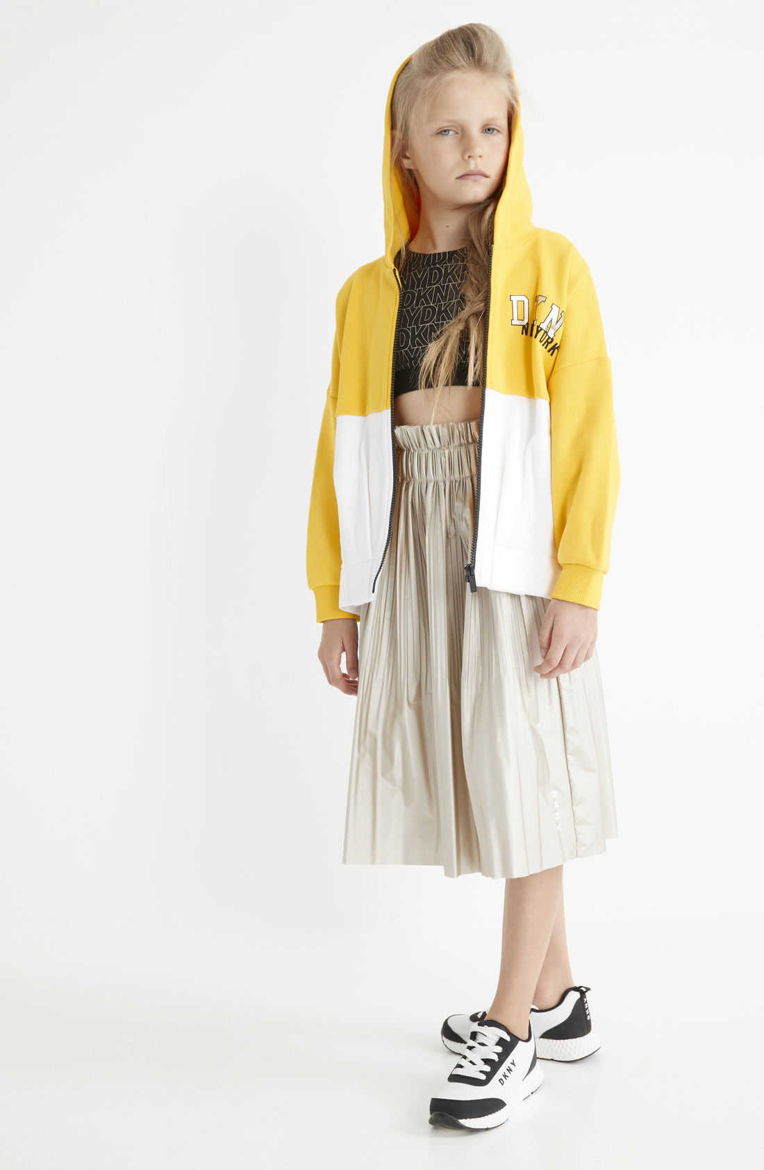 DKNY Gold Fancy Skirt