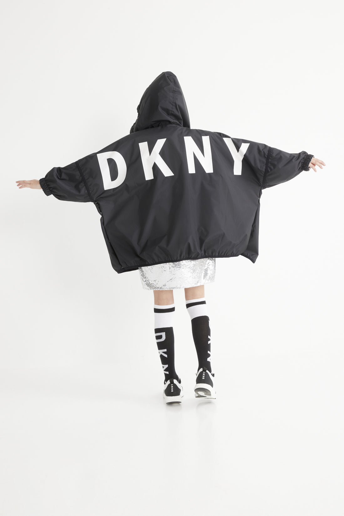 DKNY Black Logo Socks