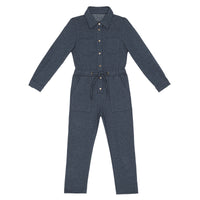 Little Hedonist Midnight Navy Doris Overall