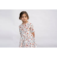 Omibia Cherry Flower Print Sima Dress