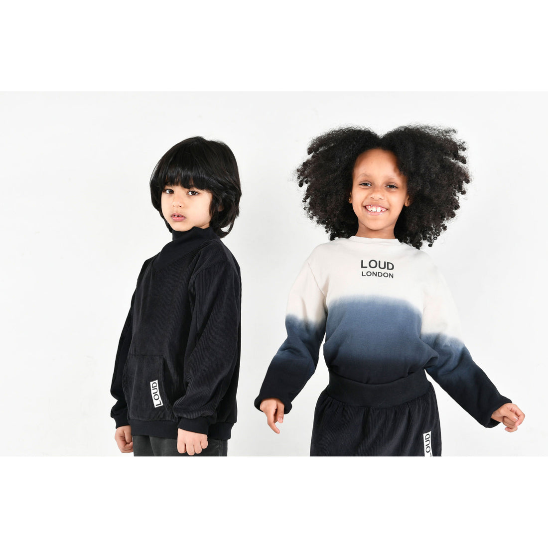 Loud Cream Anthractie Ombre Sweatshirt
