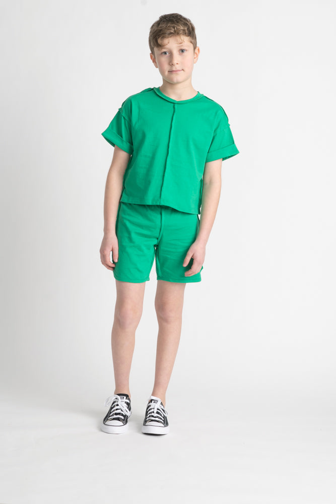 Coco Blanc Kelly Green Dolphin Shorts