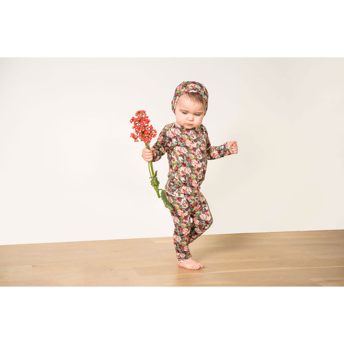 Delicat Red Floral Print Gift Set