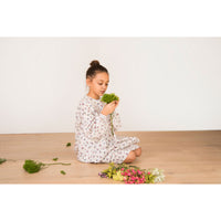 Delicat Ecru Floral Print Popelin Dress