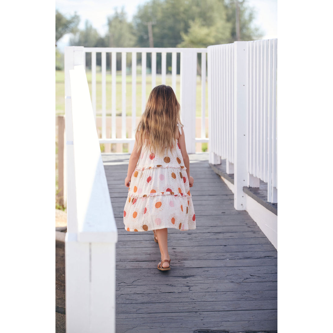 Pink Chicken Multi Sunrise Garden Dress