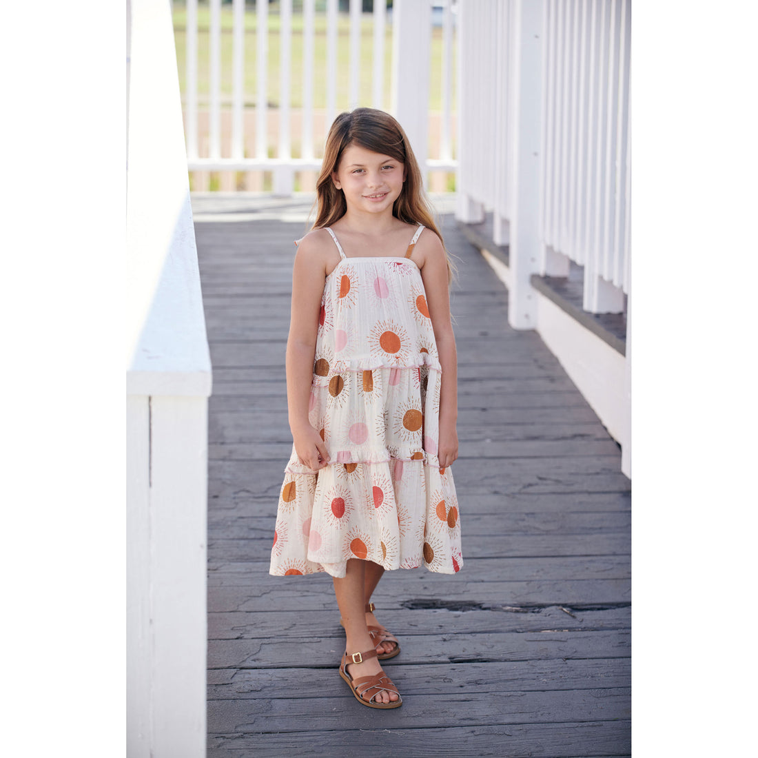 Pink Chicken Multi Sunrise Garden Dress