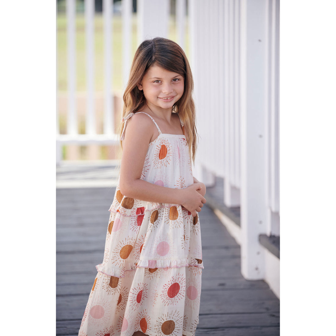 Pink Chicken Multi Sunrise Garden Dress