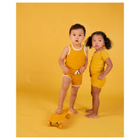 Coco Blanc Spicy Mustard Baby Ribbed Set