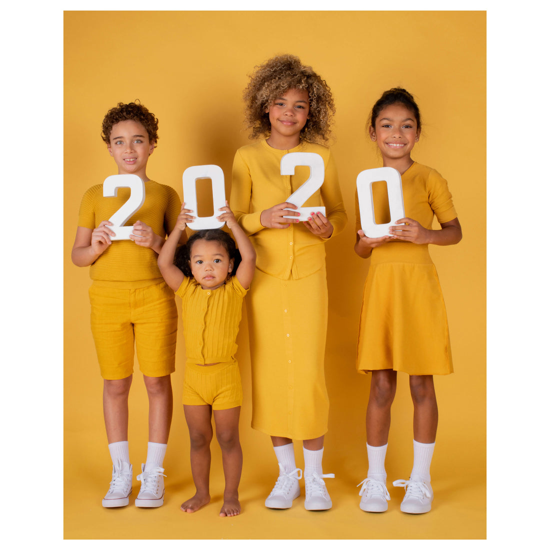 Coco Blanc Spicy Mustard French Terry 3/4 Tee