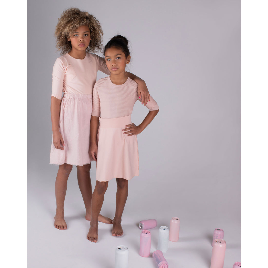 Coco Blanc Smoky Rose 3/4 Horizontal Sweater